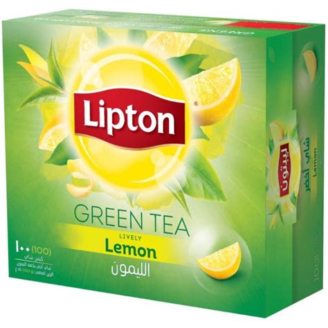 Buy Lipton Green Tea with Lemon (pkt/100pcs) Online @ AED60 from Bayzon