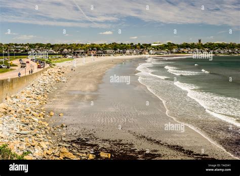 Easton's Beach Newport, Rhode Island, USA Stock Photo - Alamy