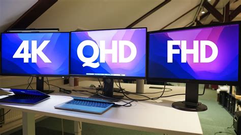 FHD vs QHD vs 4K - Monitor Resolution Comparison Between 1080p, 1440p & 2160p - YouTube