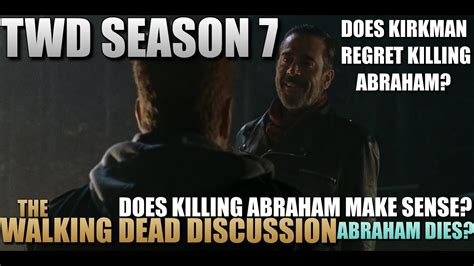 The Walking Dead Season 7 Abraham Ford Death Analysis Walking Dead Season 7 - YouTube