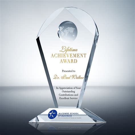 Lifetime Achievement Award (#062-1) | Wording Ideas | DIY Awards