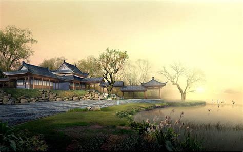 Chinese Landscape Wallpapers - Top Free Chinese Landscape Backgrounds - WallpaperAccess