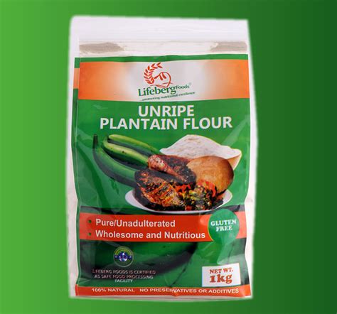 Unripe Plantain Flour – Lifeberg Food