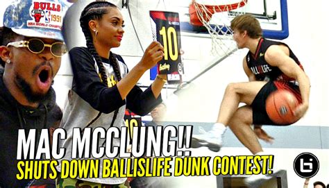 Mac McClung SHUTS DOWN BIL All American Dunk Contest!! Shareef & Miles ...