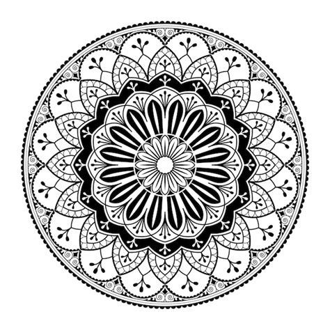 Patrón de mandala blanco sobre fondo blanco | Vector Gratis