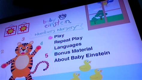 baby einstein- Numbers Nursery - YouTube