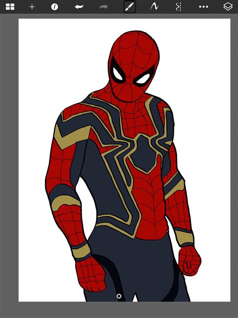 Drawing Iron Spider Man : Spider Iron Spiderman Fanart Deviantart ...