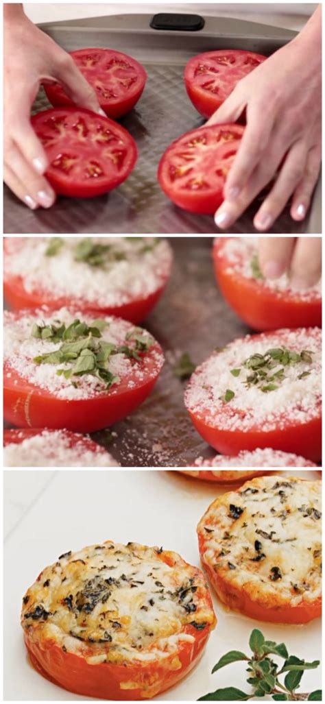 Baked Parmesan tomatoes - ONEjive.com