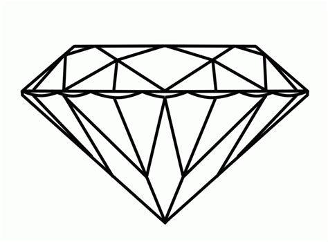 diamond clipart black and white - Clip Art Library