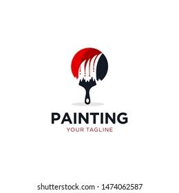 Painting Services Logo Vector Template Stock Vector (Royalty Free) 1474062587 | Shutterstock