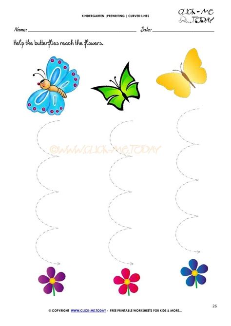 Tracing Curved Lines Worksheets Printable - Printable Word Searches