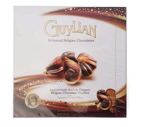 Guylian Artisanal Belgian Chocolate Truffles w/Hazelnut 22 Piece ...