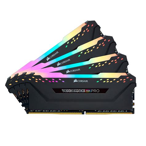 Memoria RAM DDR4 32GB 2666MHz Corsair Vengeance RGB PRO 4x8GB / Negras / CMW32GX4M4A2666C16 | DD ...