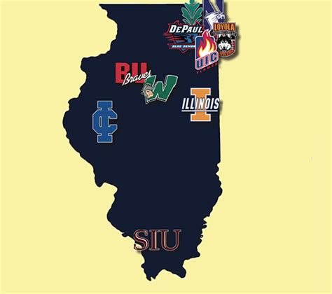 Colleges In Illinois Map - Alysia Margeaux