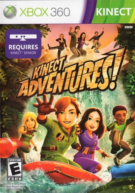 Kinect Adventures! (2010) Xbox 360 box cover art - MobyGames