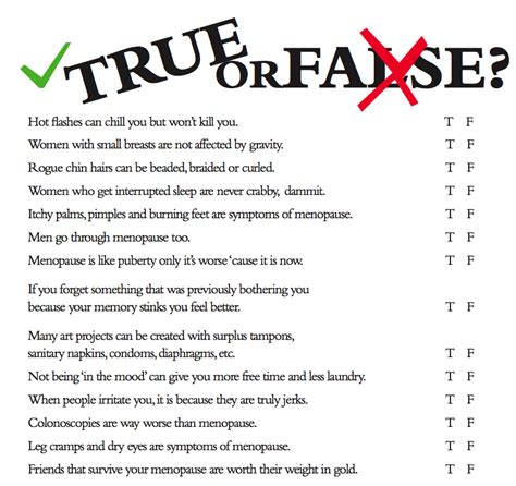 True or False — Period Peace Book