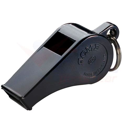 Acme Thunderer Plastic Whistle Black Official Football Referee Safety Whistle | eBay