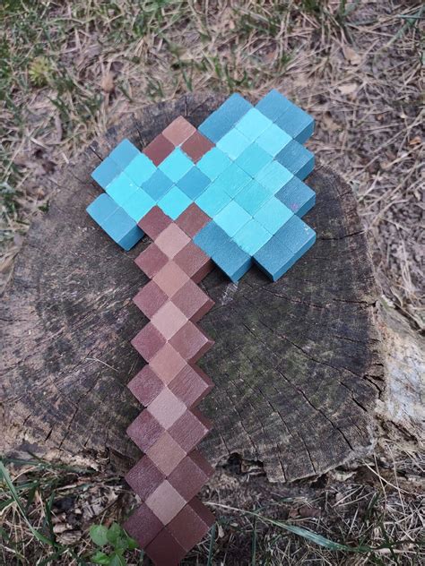 Minecraft Diamond Axe | Etsy