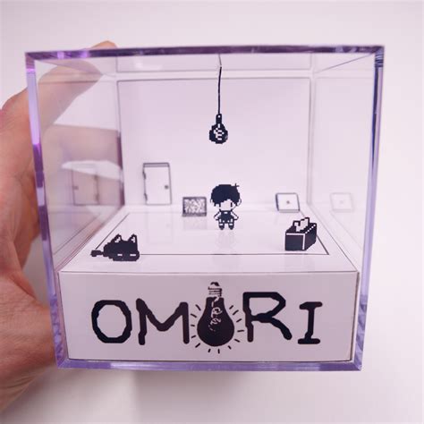 OMORI White Space 3D Cube Diorama Omori Acrylic Box Gift | Etsy India