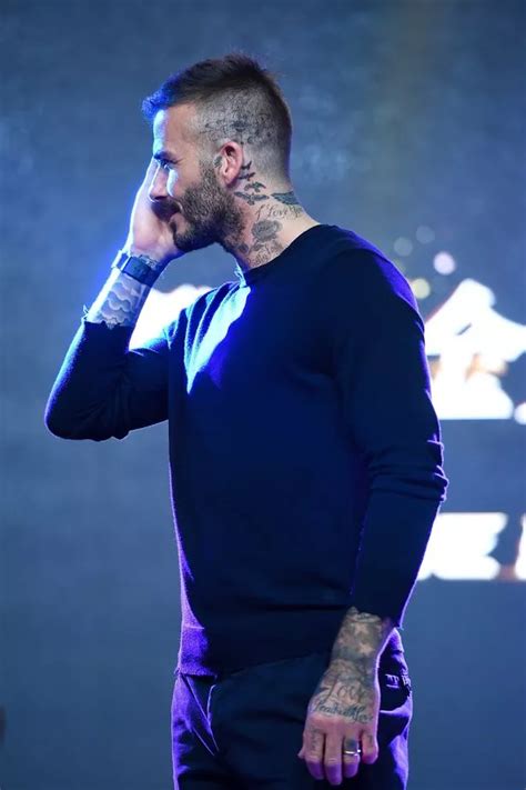 David Beckham shows off new tattoo on his HEAD and it's out of this world - Irish Mirror Online