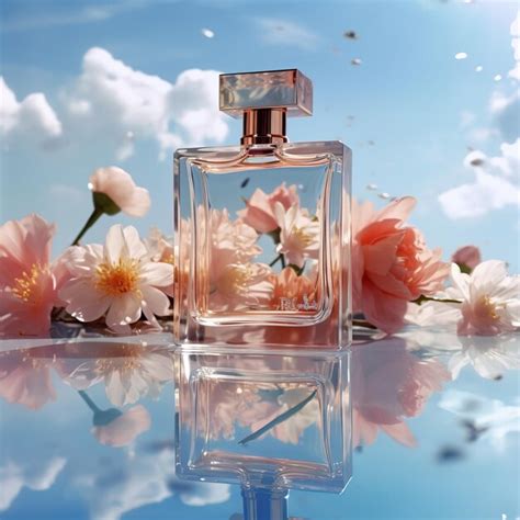 Premium AI Image | perfume with jasmine flowers