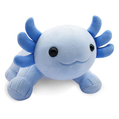 Buy Mowatusy Axolotl Plush 10 Inch Blue Axolotl Plushies, Axolotl Stuffed Animal Toy for Kids ...