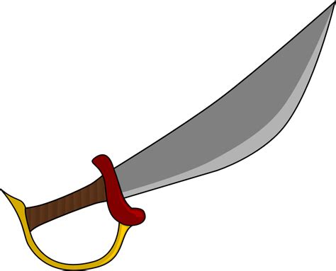 Clip art Cutlass Pirate Knife Sword - pirate png download - 800*648 - Free Transparent Cutlass ...