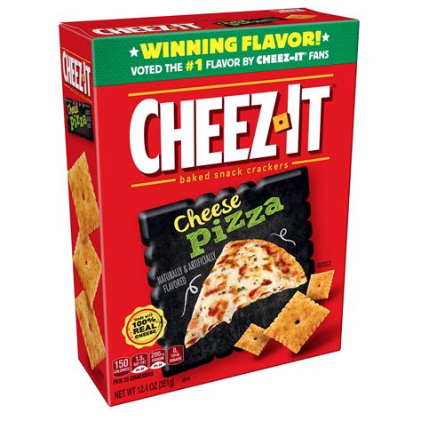 Cheez It Baked Cheese Pizza Snack Crackers, 12.4 Oz. - Walmart.com - Walmart.com