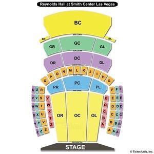 Image result for reynolds hall seating chart Las Vegas Tickets, Places Las Vegas, Las Vegas ...