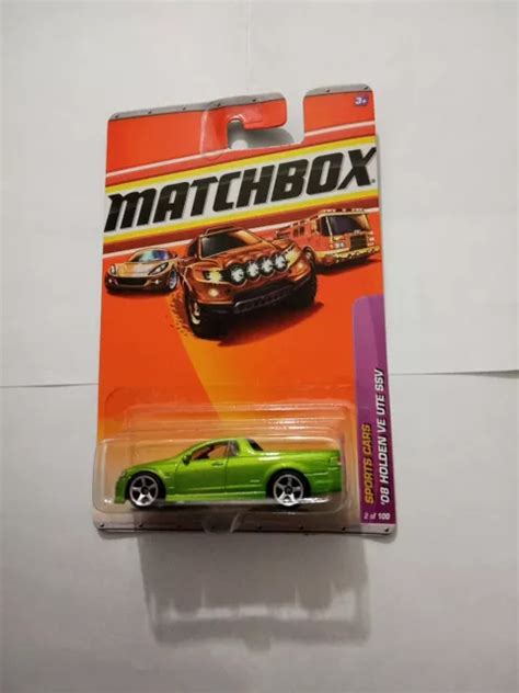 2011 MATCHBOX SPORTS Cars Light Green '08 Holden VE UTE SSV $6.97 ...