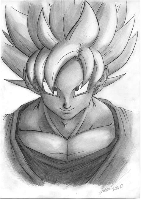 Goku Face Drawing At Explore Collection Of Goku | Images and Photos finder