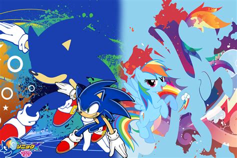 Sonic The Hedgehog And Rainbow Dash Wallpapers - Wallpaper Cave