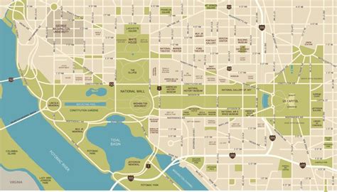 Washington, D.C. National Mall Maps and Information for Visitors ...