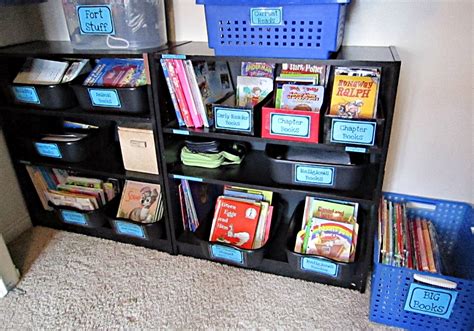 Lady Create-a-lot: How to Organize Children's Bookshelves