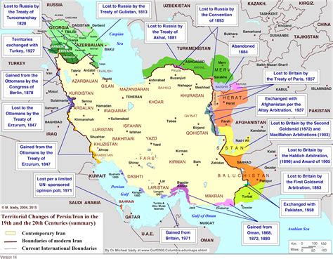 Iran territorial changes - Vivid Maps