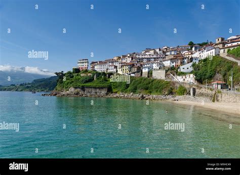 Lastres, small fishing village by the Cantabrian Sea, in Asturias ...