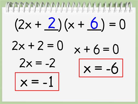 Factorable quadratic equations - tolfchic