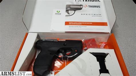 ARMSLIST - For Sale: TAURUS SPECTRUM 380ACP LASER NIB