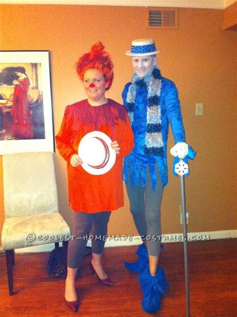 Coolest Last-Minute Heat Miser and Snow Miser Couple Costumes