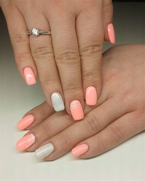 21+ Peach Nail Art Designs, Ideas | Design Trends - Premium PSD, Vector ...