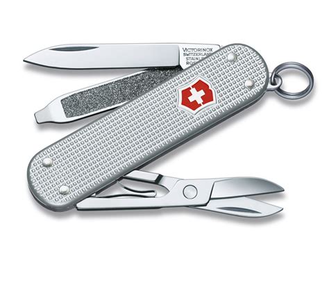 Classic Alox Silver Victorinox Swiss Army Knife