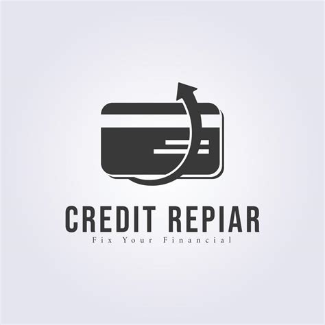 credit repair service vintage logo vector illustration design 11341268 ...