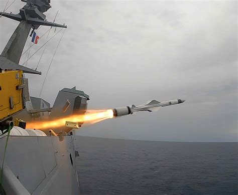 Successful firing of New Exocet Missile from French frigate - Naval News