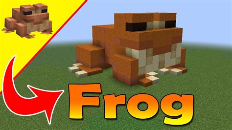 Minecraft Frog - Frog Statue - Minecraft Mob Build Tutorial - Minecraft Build - YouTube