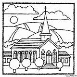 Coloring Page Catholic Church Sanctuary Pages sketch template