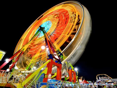 Ferris Wheel at Night | Ferris wheel, Night, Puyallup washington