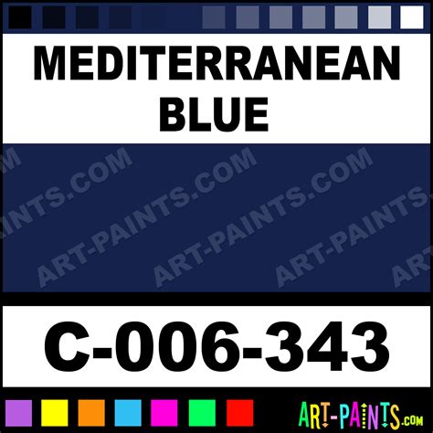 Mediterranean Blue Stains Ceramic Porcelain Paints - C-006-343 - Mediterranean Blue Paint ...