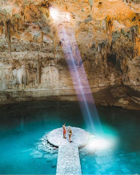 Suytun Cenote - Mexico 💖💖💖 Picture by @vagablonde_laura . #wonderful ...