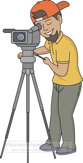 Occupation Clipart-cameraman clipart