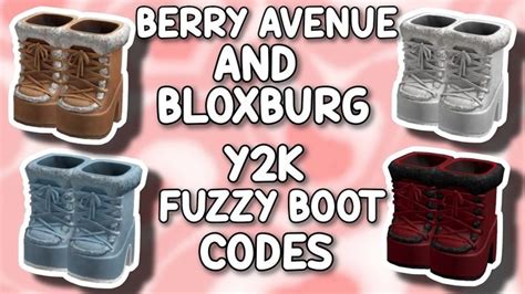 Y2K Fuzzy Boot Codes for Roblox Games